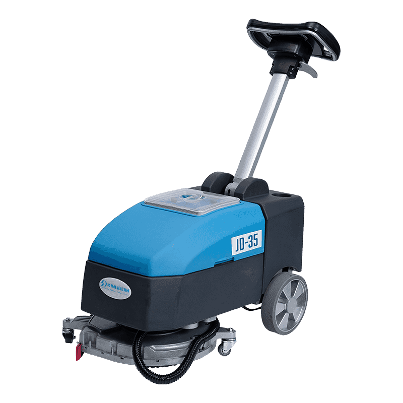 JD35 Mini Tráchtála Siúil taobh thiar de Scrubber Urlár Fillte