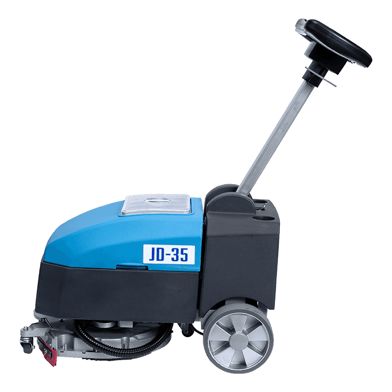 JD35 Mini Tráchtála Siúil taobh thiar de Scrubber Urlár Fillte