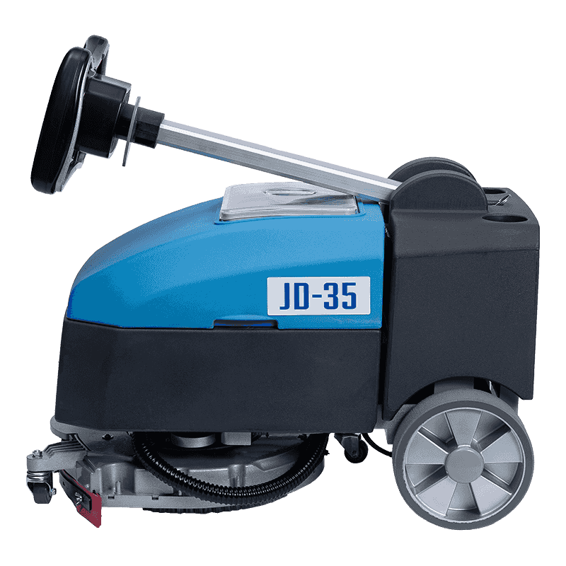 JD35 Mini Tráchtála Siúil taobh thiar de Scrubber Urlár Fillte
