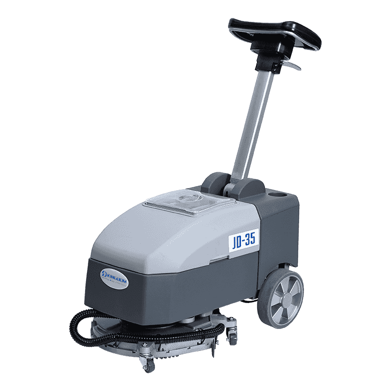 JD35 Mini Tráchtála Siúil taobh thiar de Scrubber Urlár Fillte