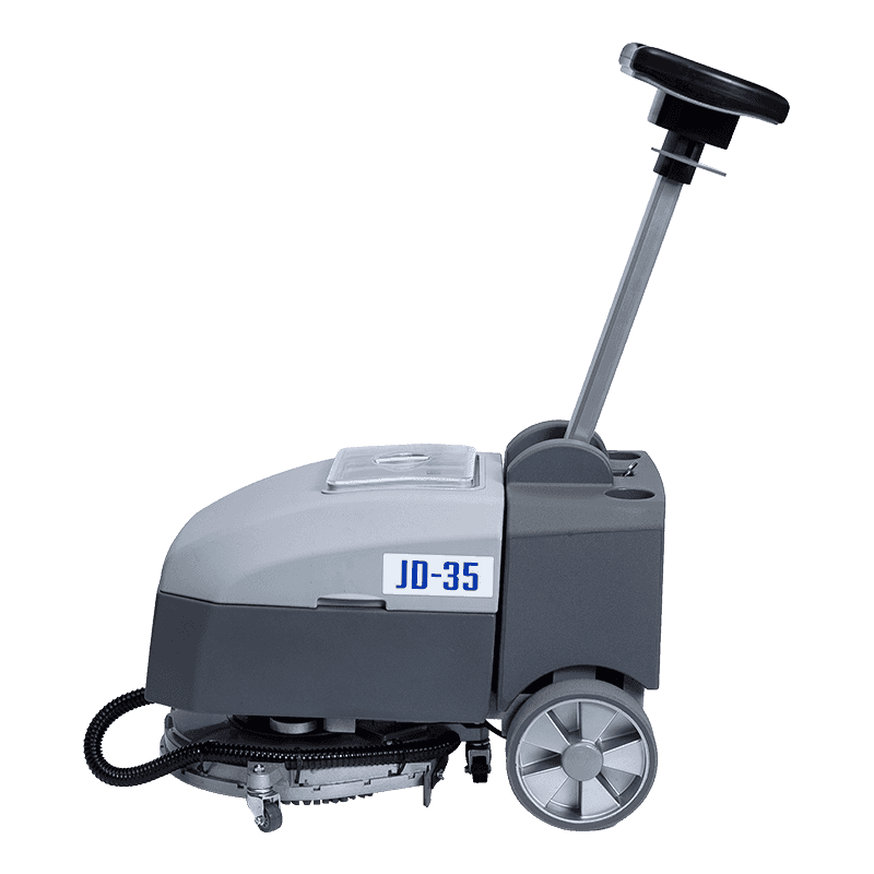 JD35 Mini Tráchtála Siúil taobh thiar de Scrubber Urlár Fillte