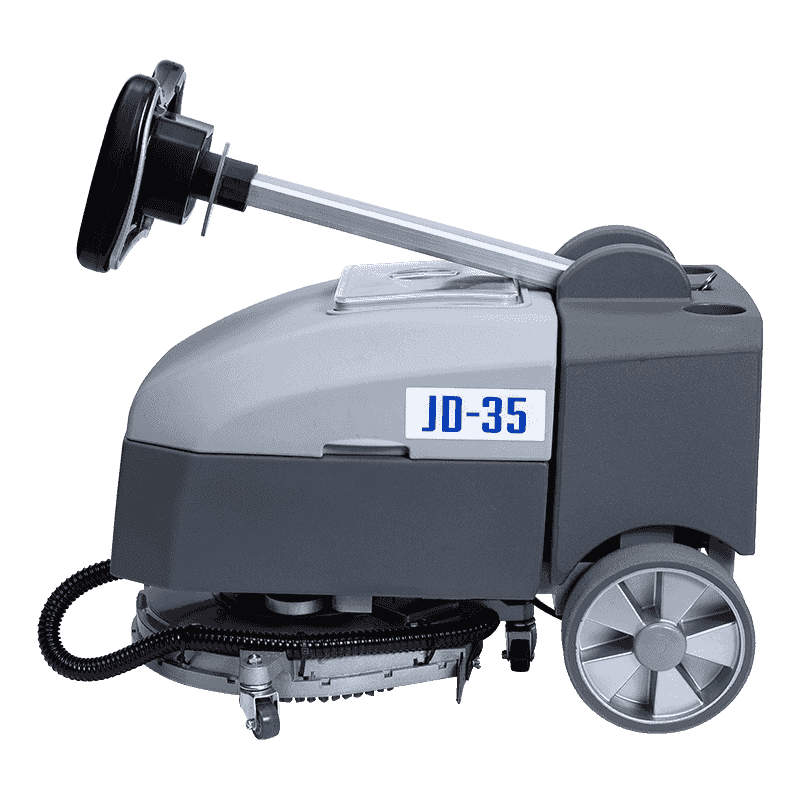 JD35 Mini Tráchtála Siúil taobh thiar de Scrubber Urlár Fillte